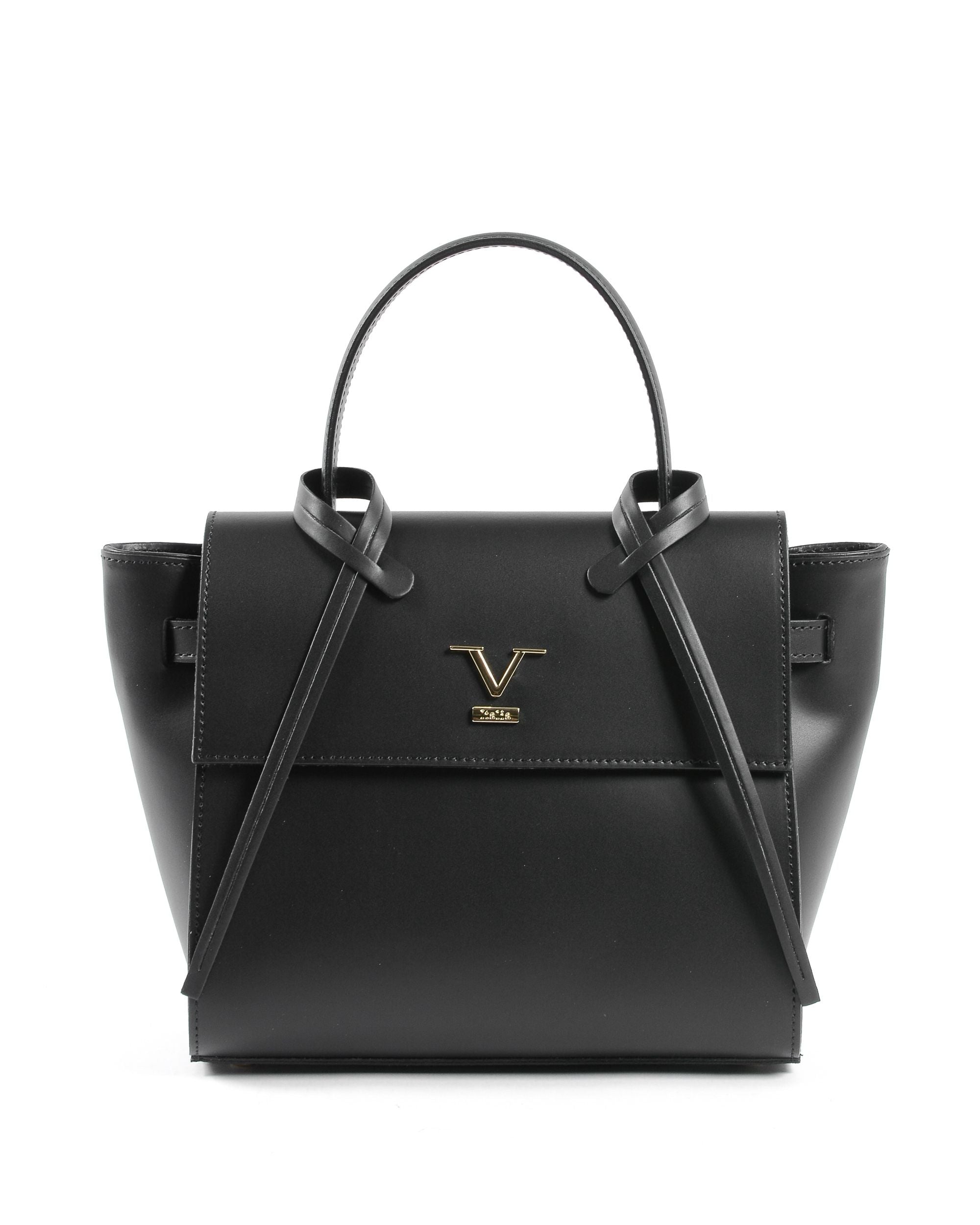 V Italia Borsa a mano da donna V030-G RUGA NERO