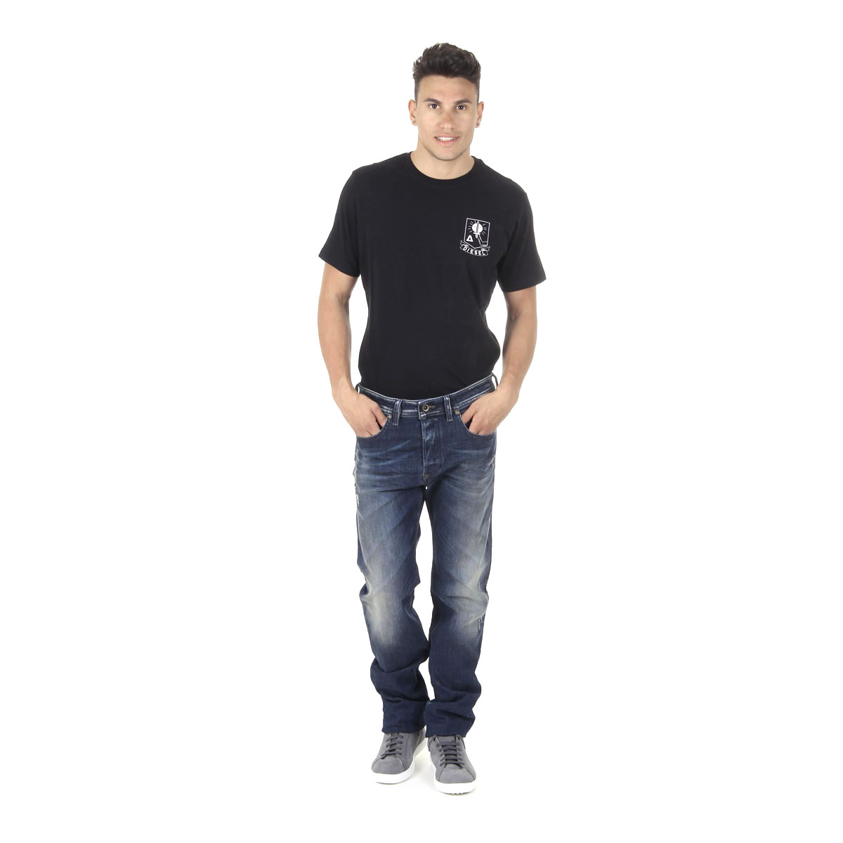 Jeans da uomo Diesel BUSTER 0833F L.34