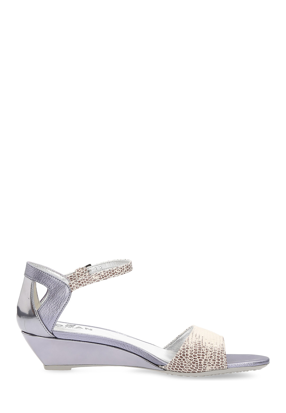 Hogan Sandalo con zeppa da donna Beige HXW2300N41055WK0E37