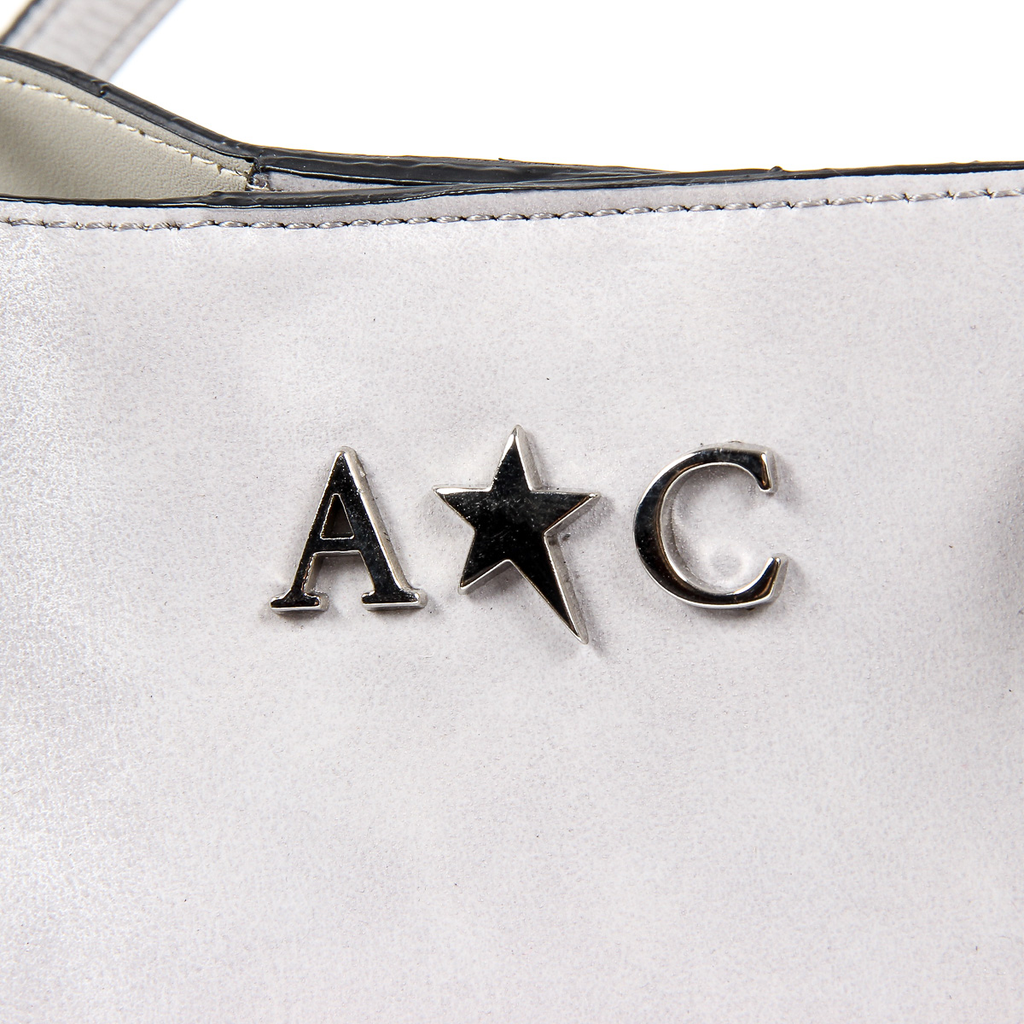Borsa a mano da donna Andrew Charles grigio chiaro SERINA