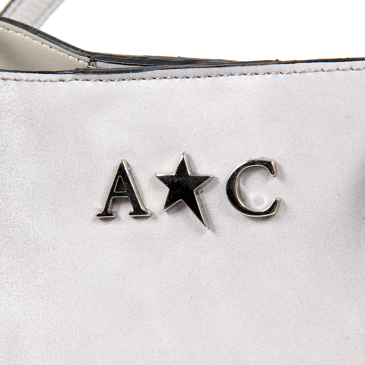 Borsa a mano da donna Andrew Charles grigio chiaro SERINA