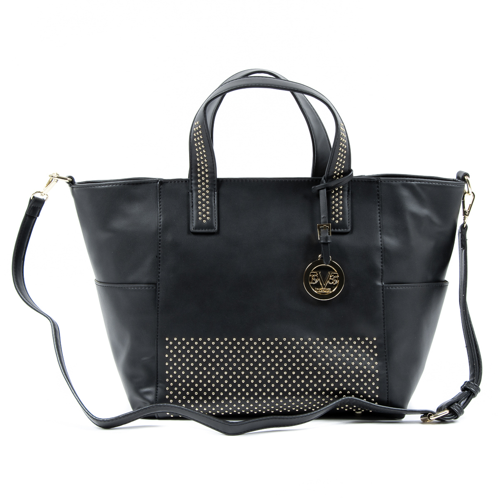 V 1969 Italia Borsa da donna nera VERONICA
