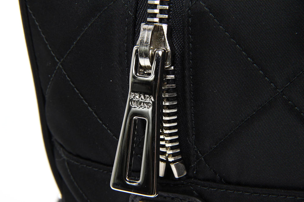 Borsa Prada trapuntata BL0774 Nero Tessuto Impuntu