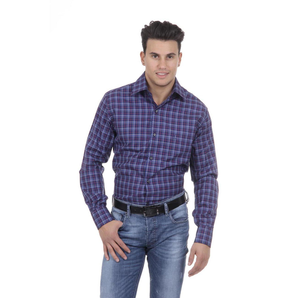V 1969 Italia Camicia da uomo Modern Classic Fit 377 VAR. 034
