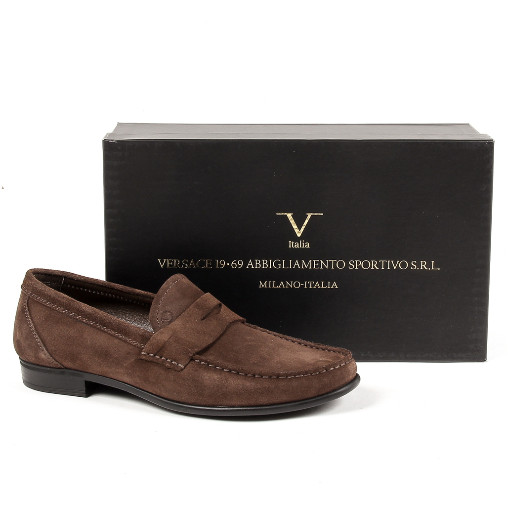 V 1969 Italia Mocassino da uomo marrone LEONARDO