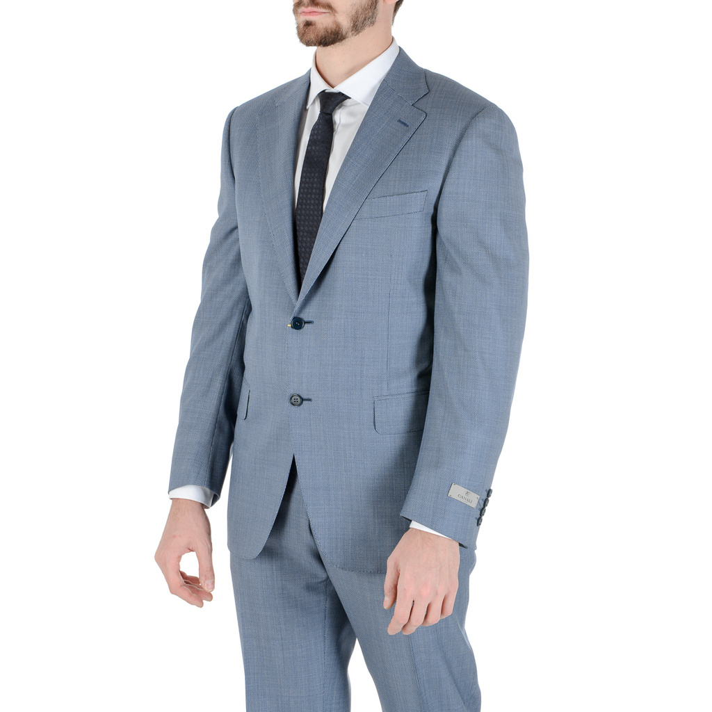 Abito da uomo Canali maniche lunghe azzurro
