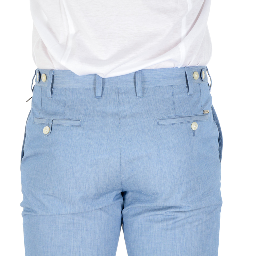 Corneliani Pantaloni Uomo Azzurro