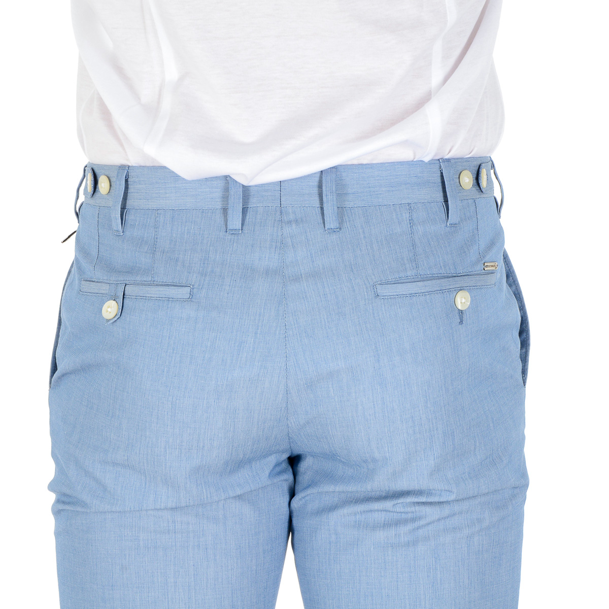 Corneliani Pantaloni Uomo Azzurro