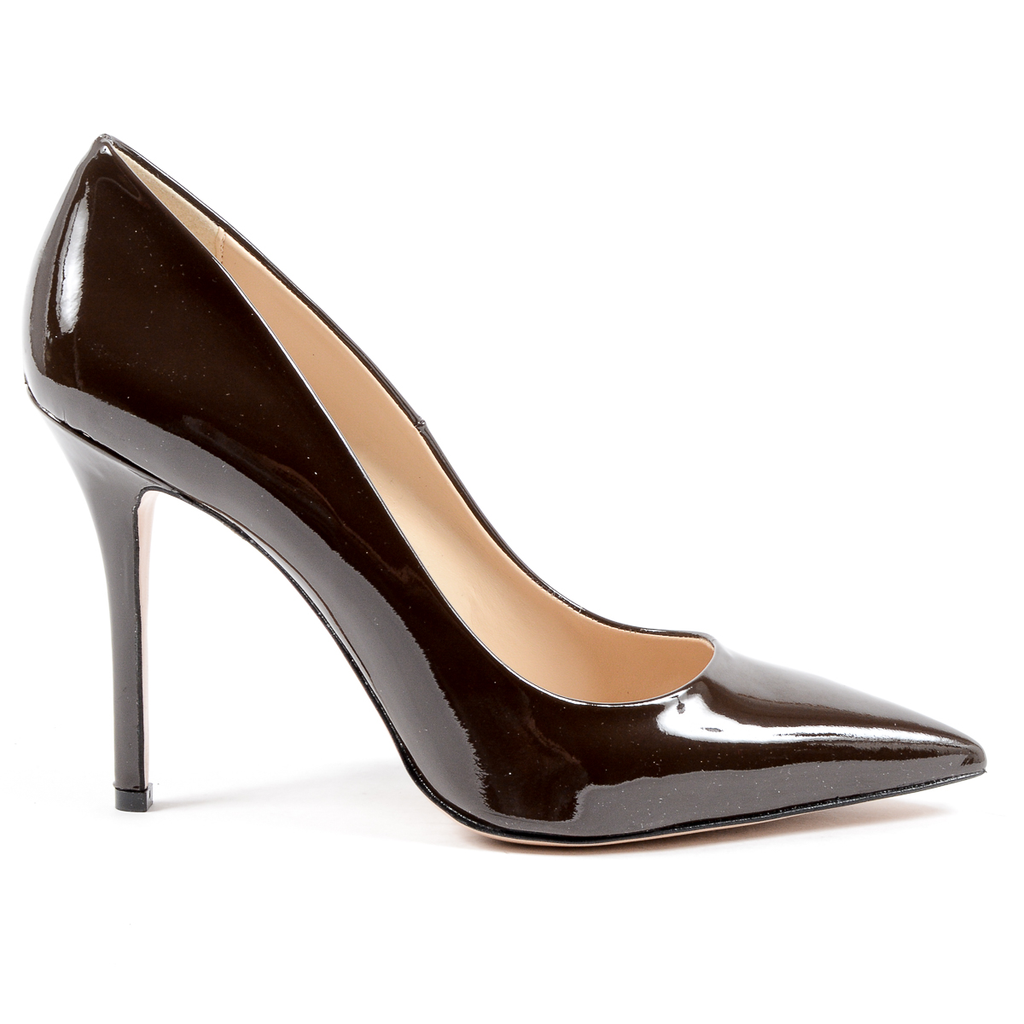 V 1969 Italia Scarpe da donna con tacco marrone scuro ADRIANA