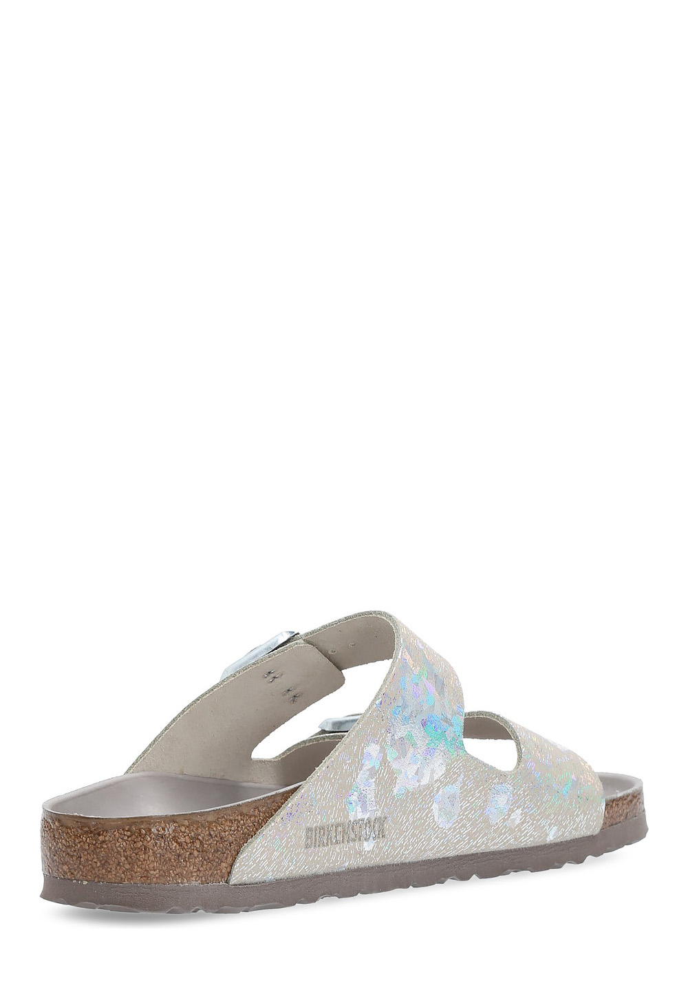 Sandalo Birkenstock da donna color argento Arizona