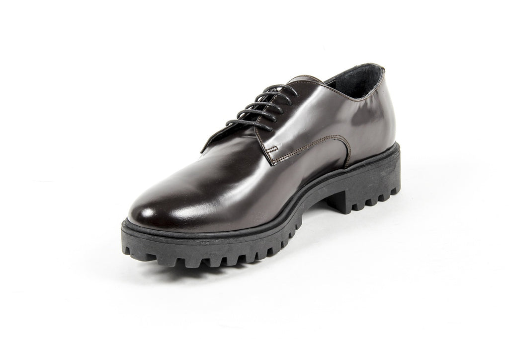 V 1969 Italia Womens Lace Up Shoe C01 ABRASIVATO MORO