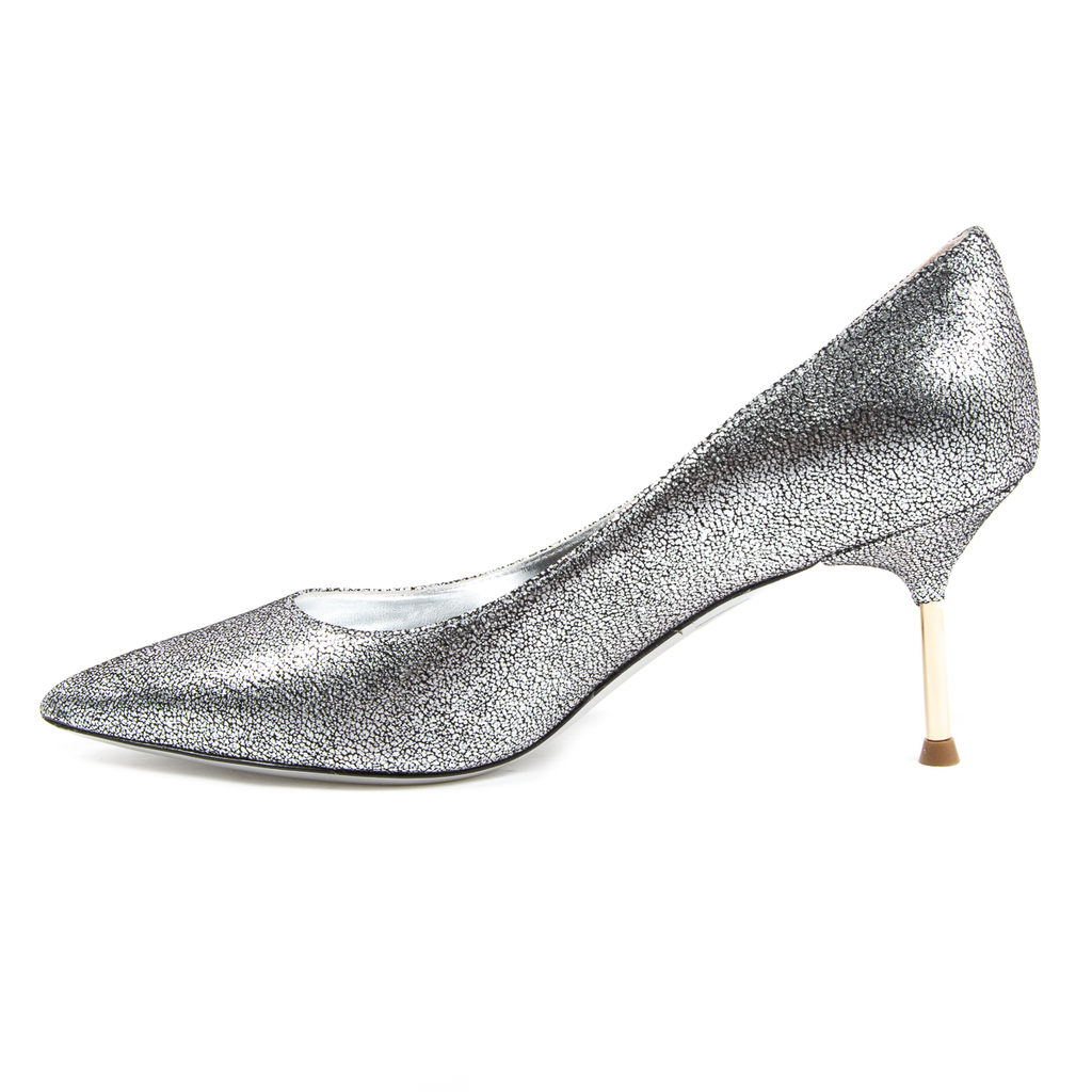 V 1969 Italia Womens Pump Silver GALAXY
