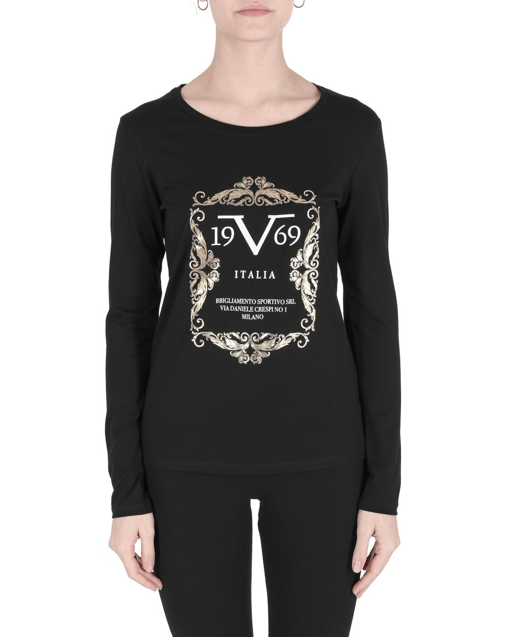 19V69 Italia T-Shirt Donna ANGELICA NERO