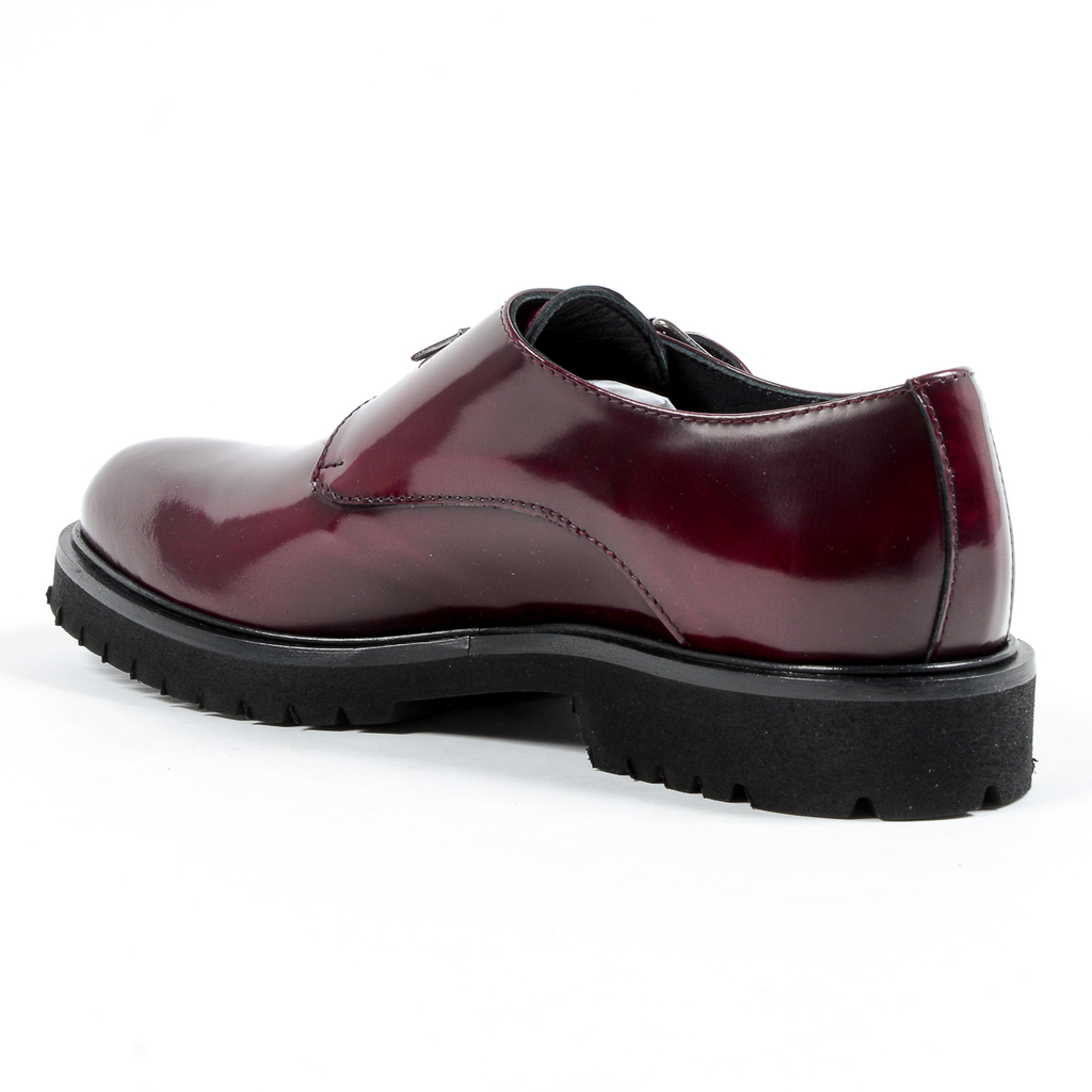 Scarpe Monk Strap da donna Andrew Charles Bordeaux JANIS