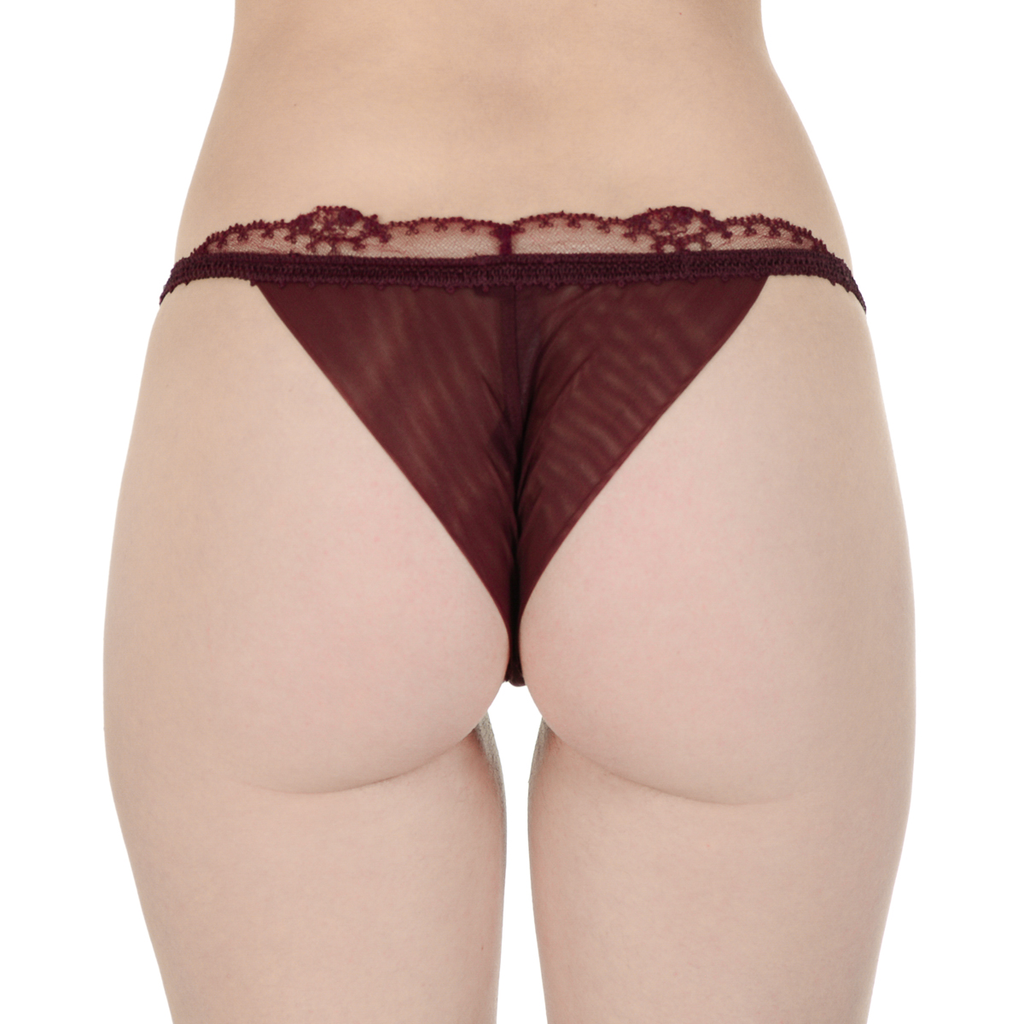 La Perla Top Donna Slip Bordeaux