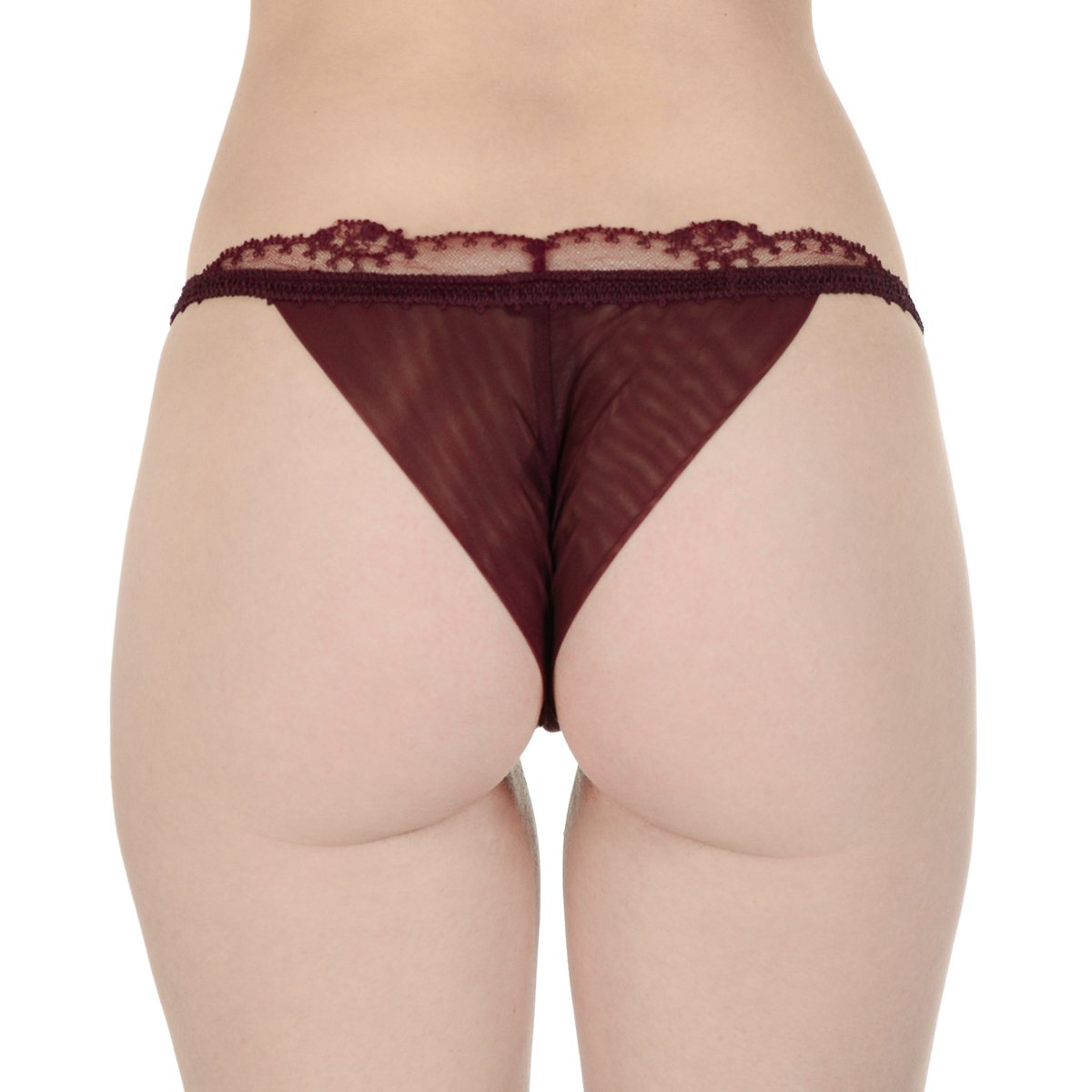 La Perla Top Donna Slip Bordeaux