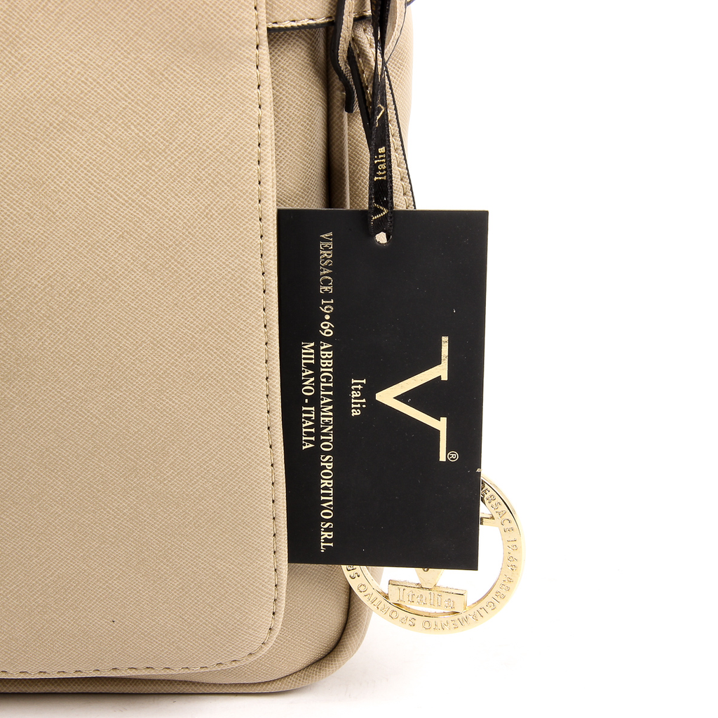 V 1969 Italia Borsa a tracolla da donna Beige MONICA
