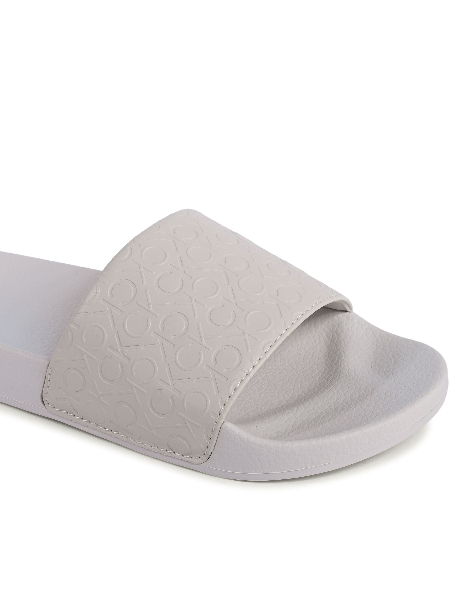 Ciabatte Calvin Klein da donna beige HW0HW01624ACG