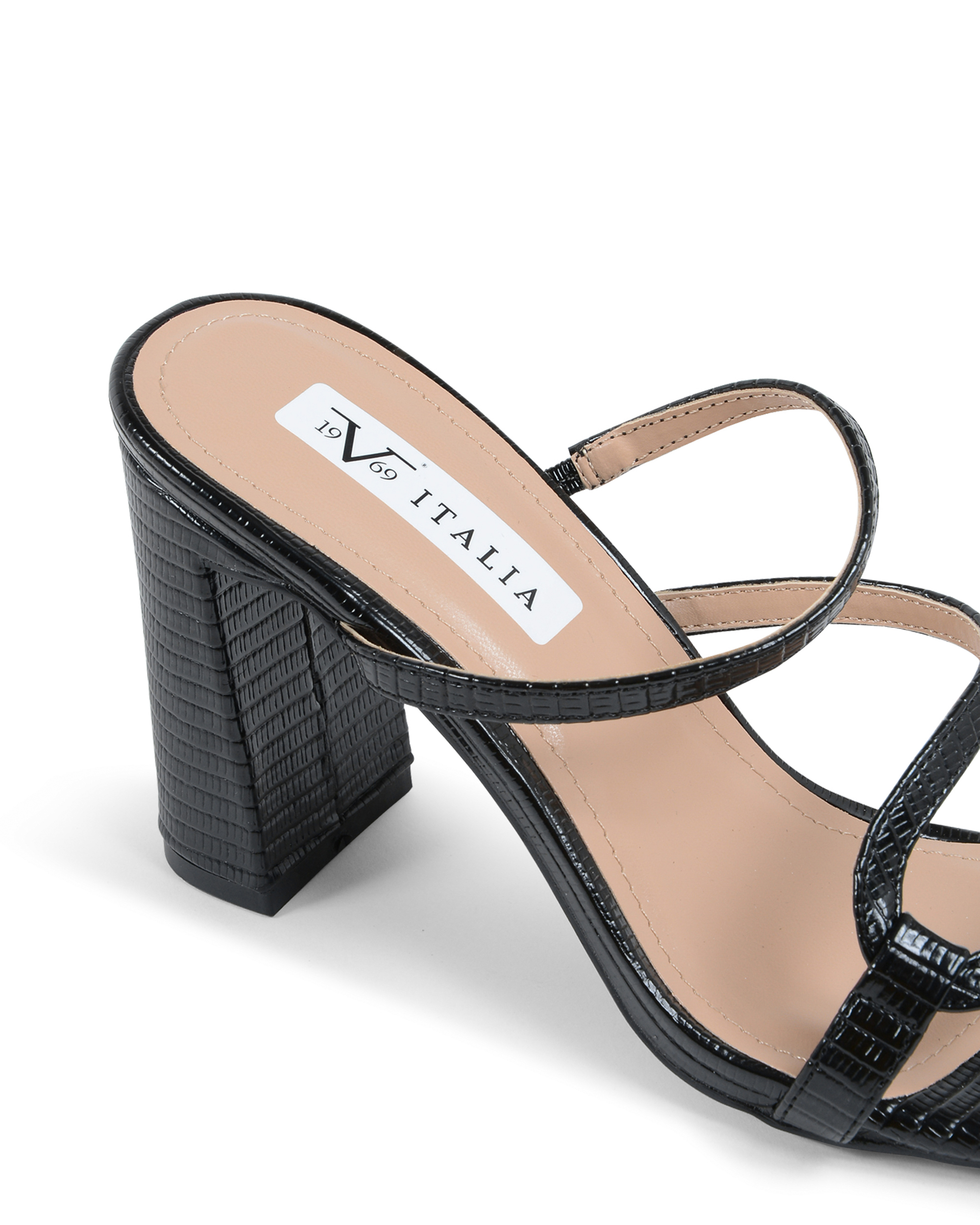 19V69 Italia Sandalo Mule da Donna Nero V61 NERO