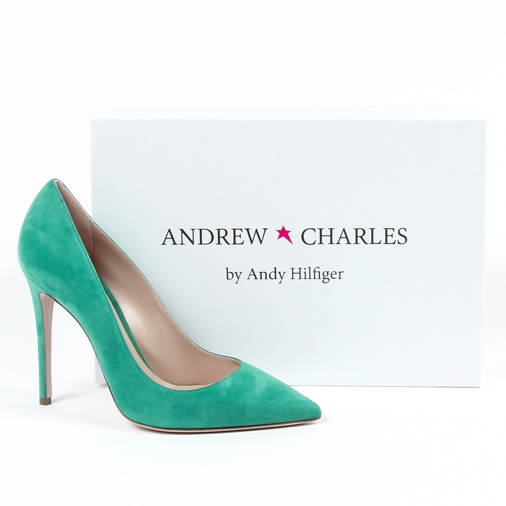 Andrew Charles By Andy Hilfiger Scarpe da donna con tacco verde AUSTIN