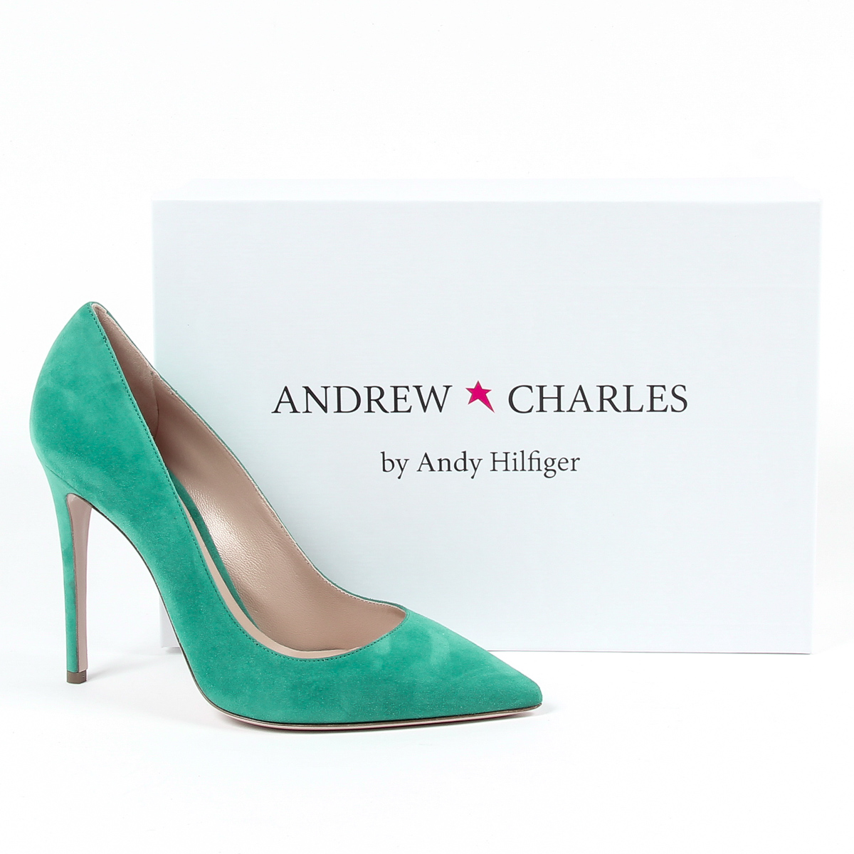 Andrew Charles By Andy Hilfiger Scarpe da donna con tacco verde AUSTIN