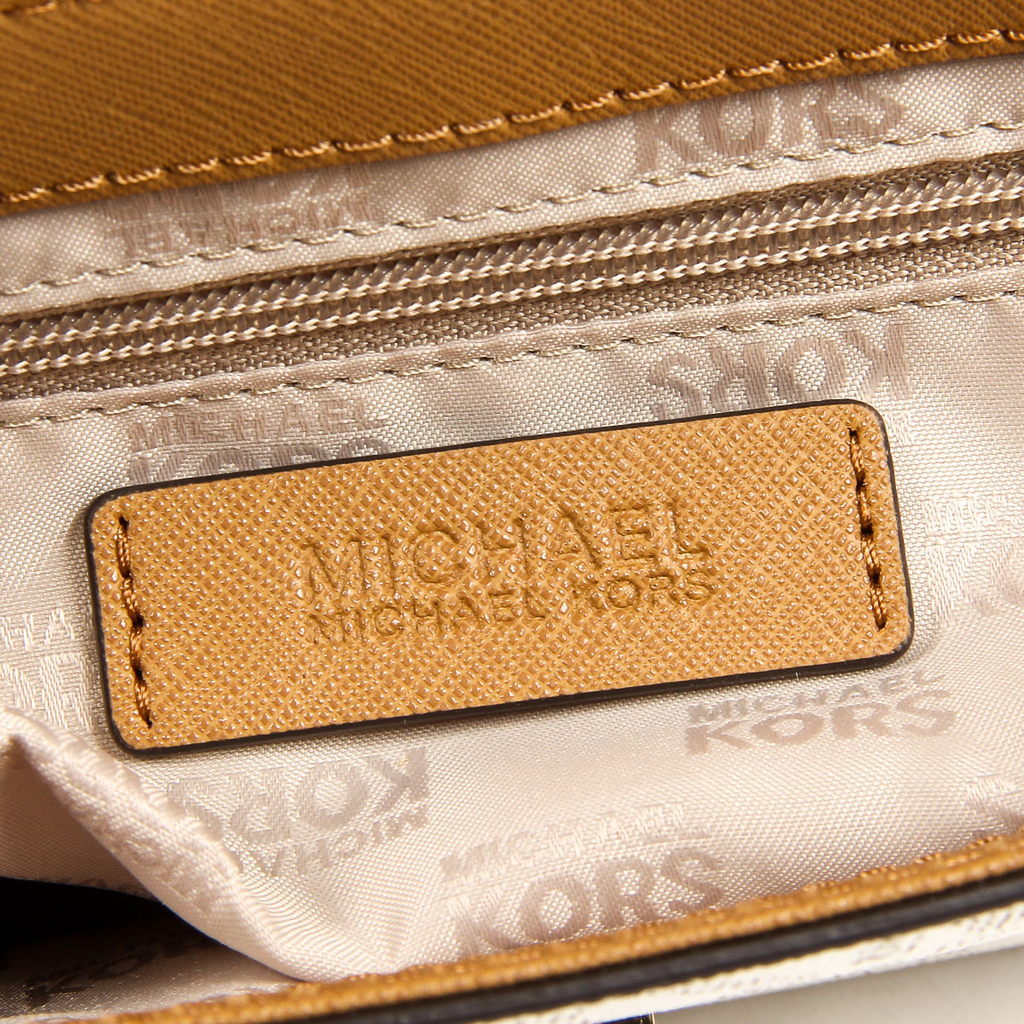 Borsa a mano da donna Michael Kors TINA 35T7GT4F2B VANIGLIA ACRN