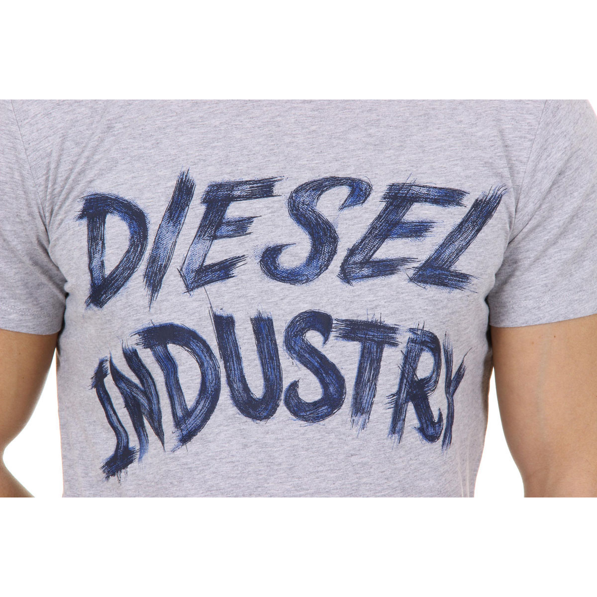 Diesel T-Shirt Uomo Maniche Corte Girocollo 00SGFJ 0091B 912 T-AETHALAS