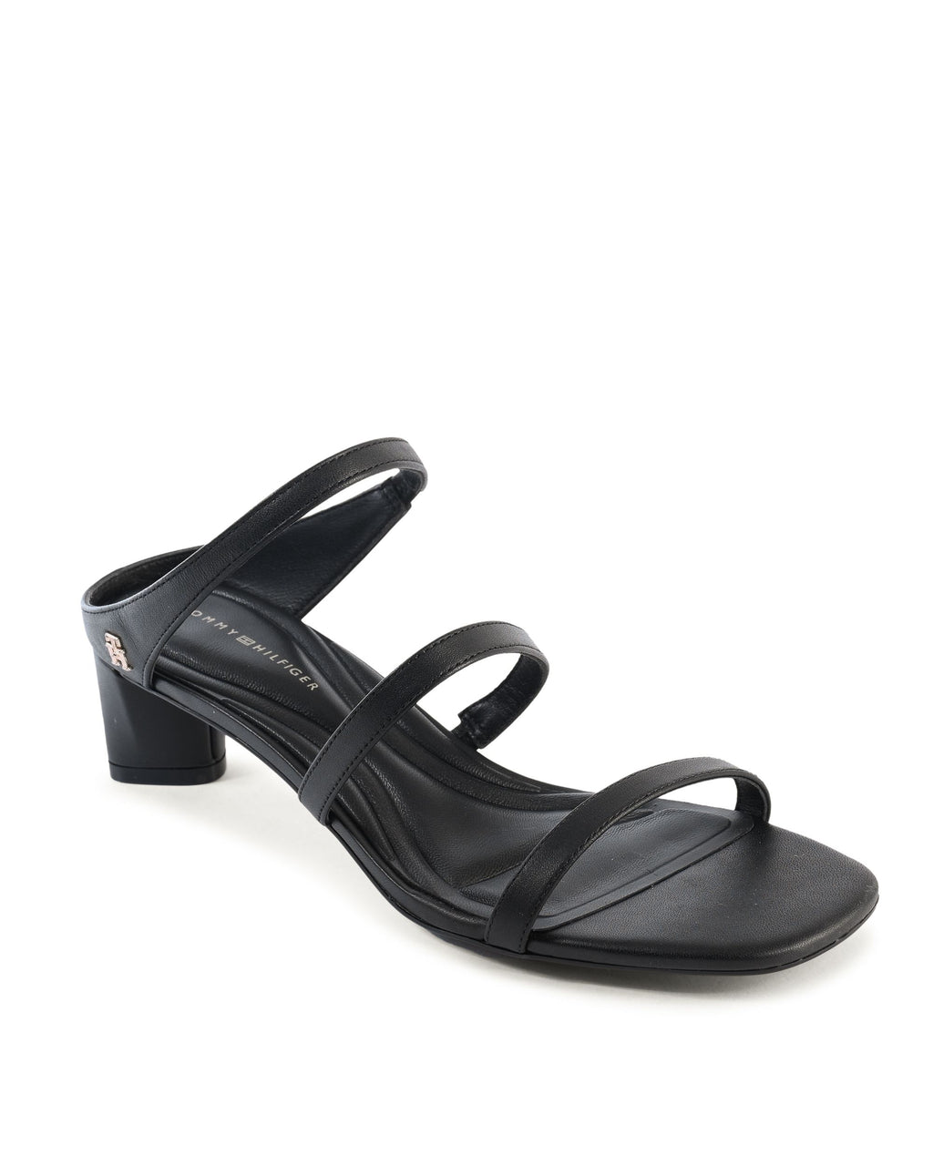 Sandalo da donna Tommy Hilfiger nero FW0FW07731BDS