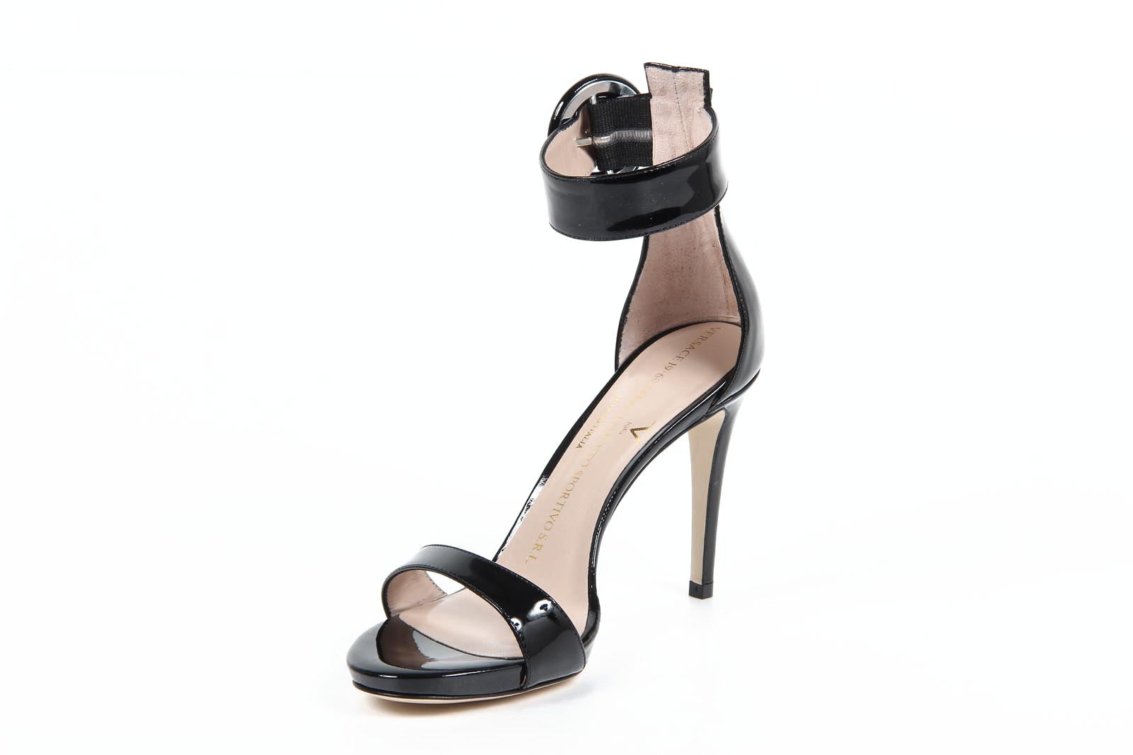 V 1969 Italia Sandalo da donna 30560 VERNICE NERO
