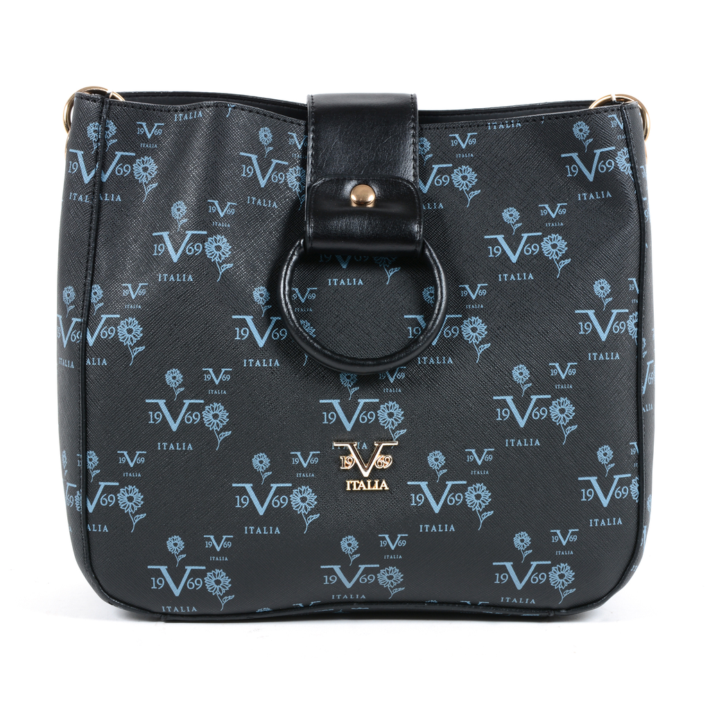 V 1969 Italia Borsa da donna nera TRIPOLI