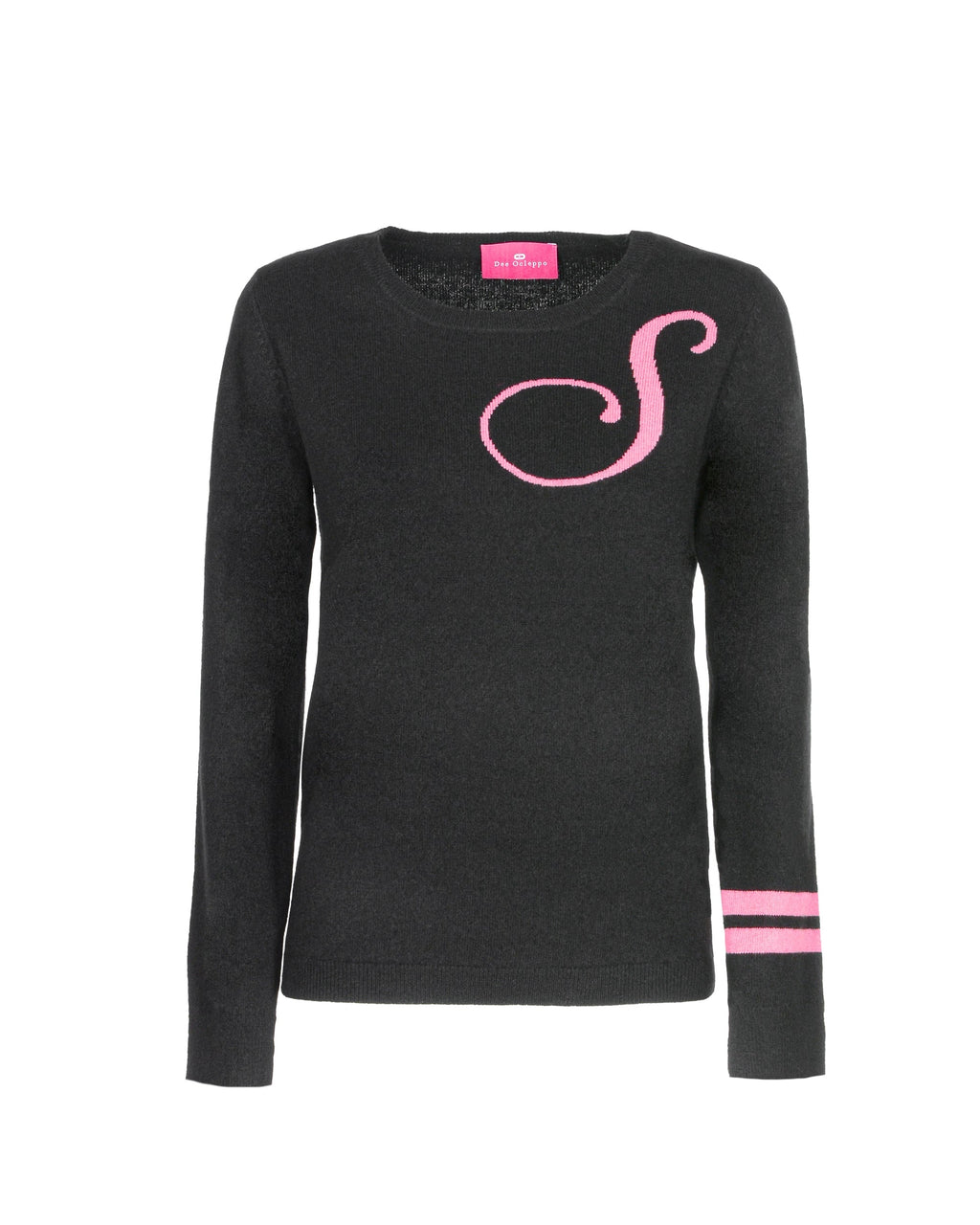 Maglione girocollo in cashmere - Nero