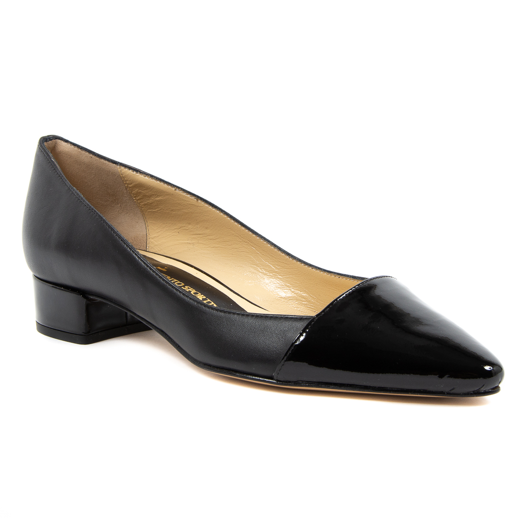 V 1969 Italia Womens Ballerina Black CHARITY