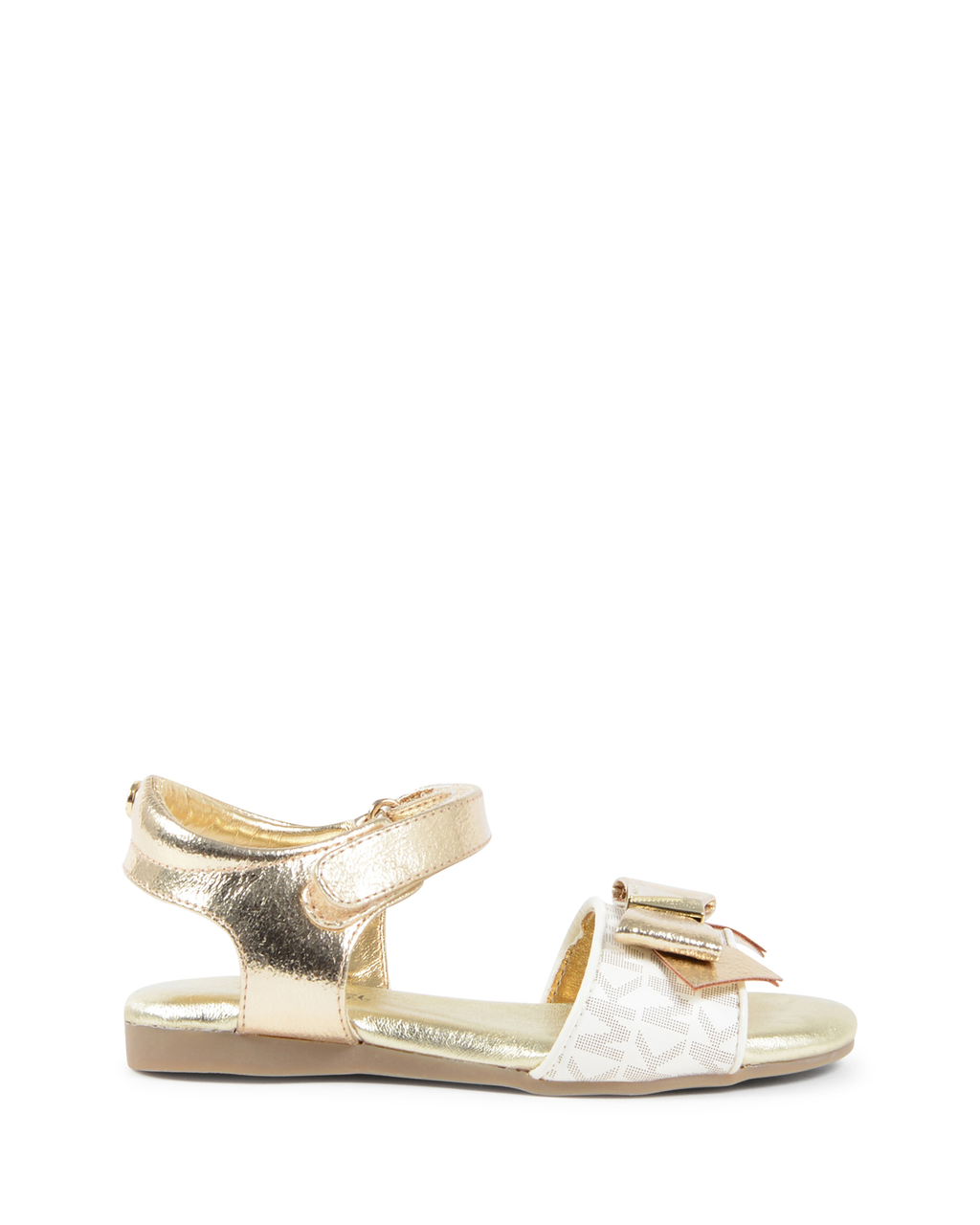 Michael Kors Girls Flat Sandal Gold ZIA DEMI DIN GOLD