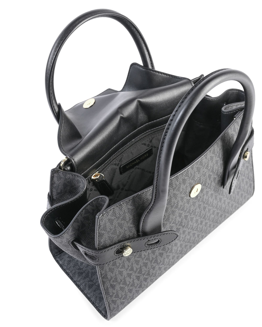 Borsa a mano media con patta Michael Kors 35S2GNMS5B Nero Multi