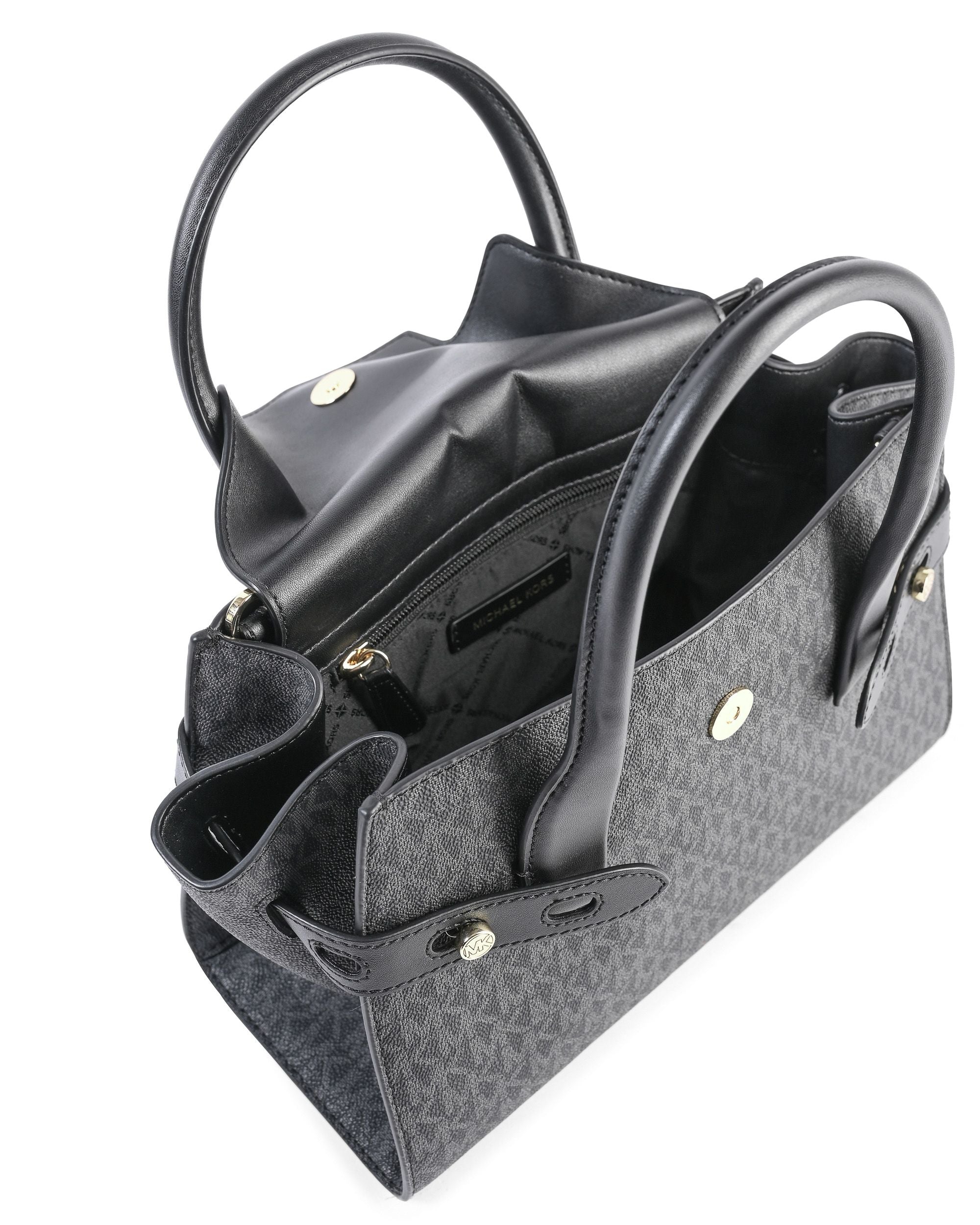 Borsa a mano media con patta Michael Kors 35S2GNMS5B Nero Multi