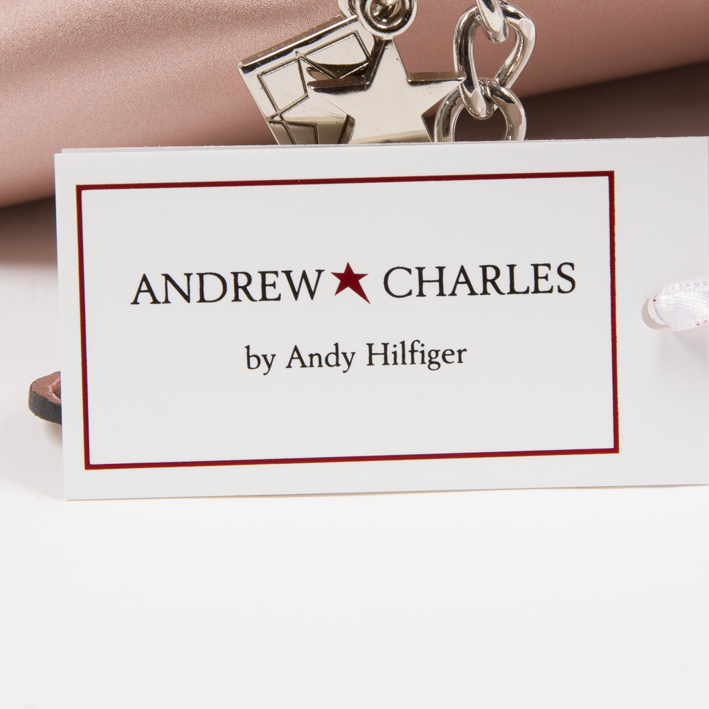 Borsa a mano da donna Andrew Charles rosa KEY