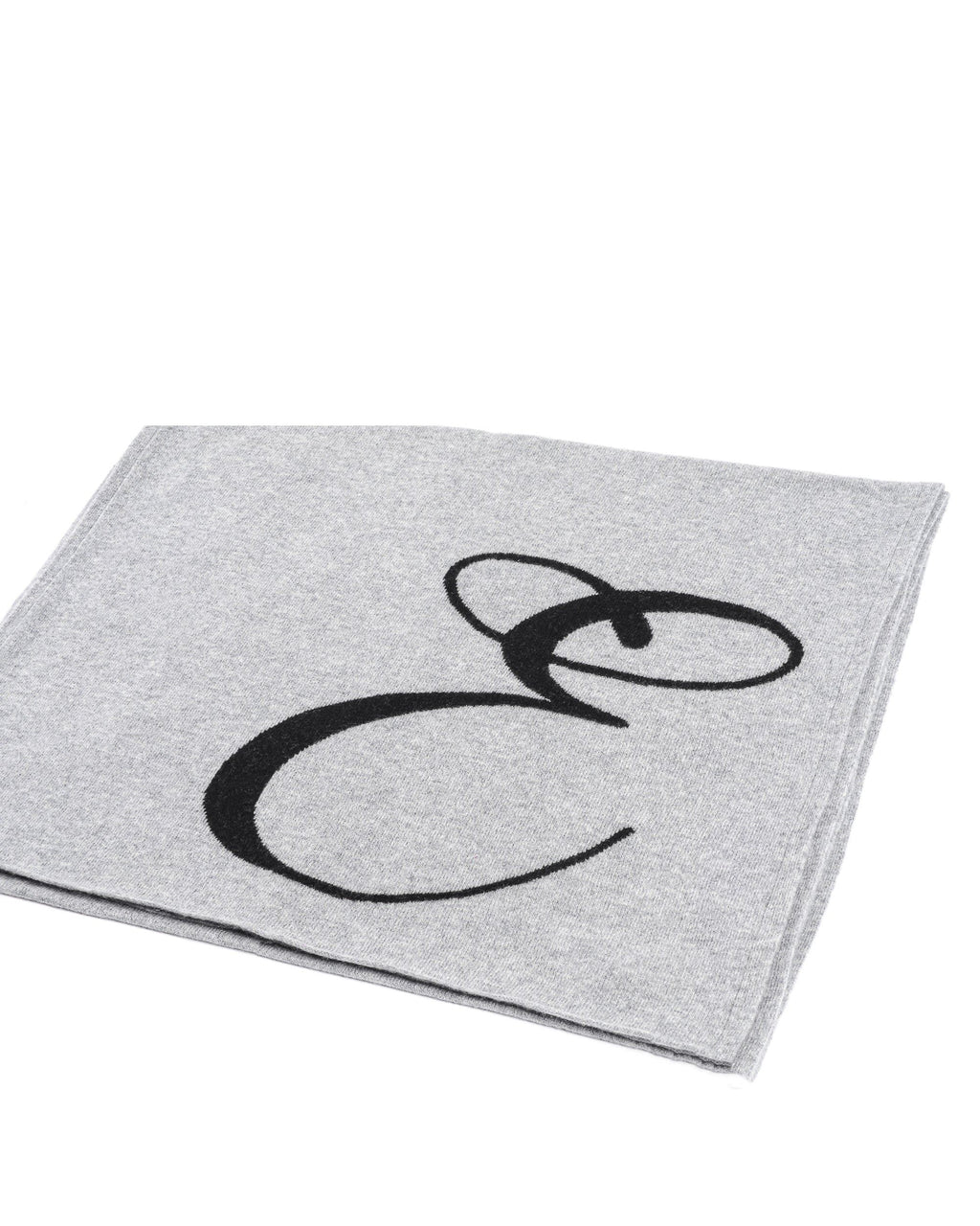 Sciarpa monogrammata Dee Ocleppo DEAN VILLAGE GREY E