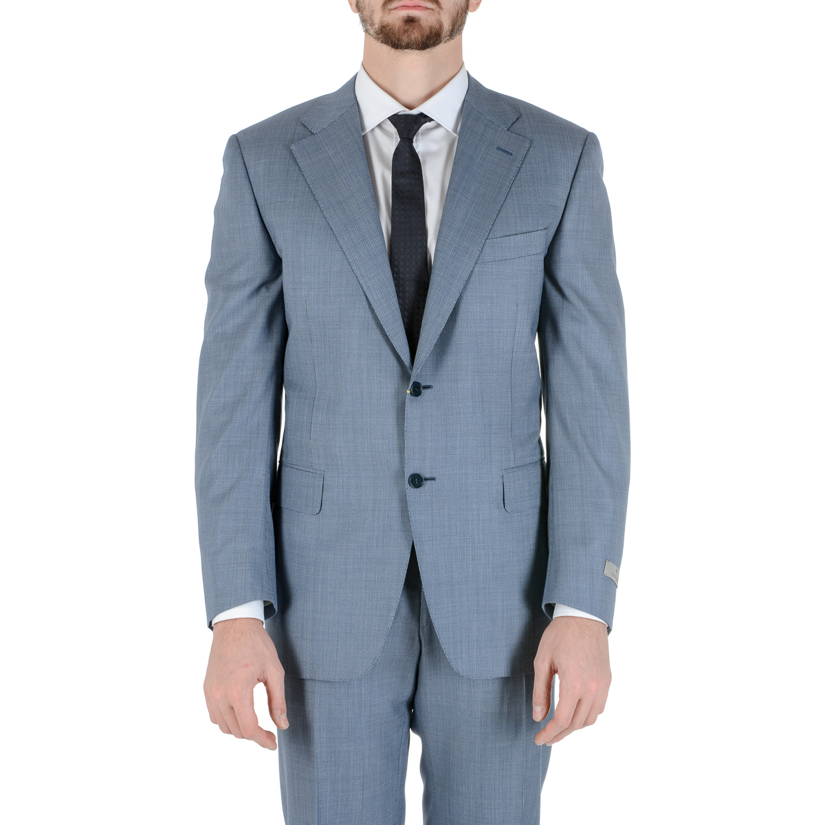 Abito da uomo Canali maniche lunghe azzurro