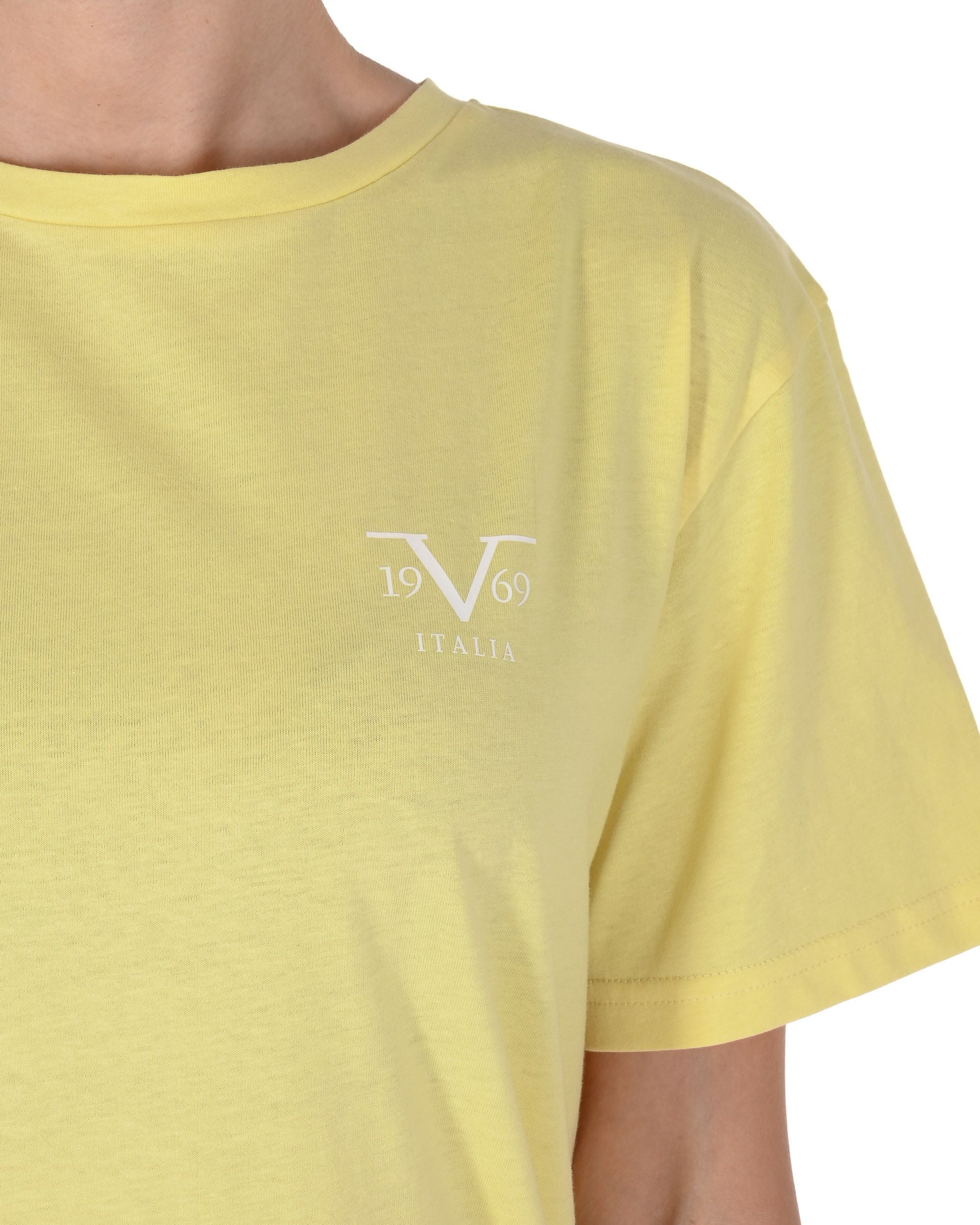19V69 Italia T-shirt basic da donna VSC1WTS01 POPCORN