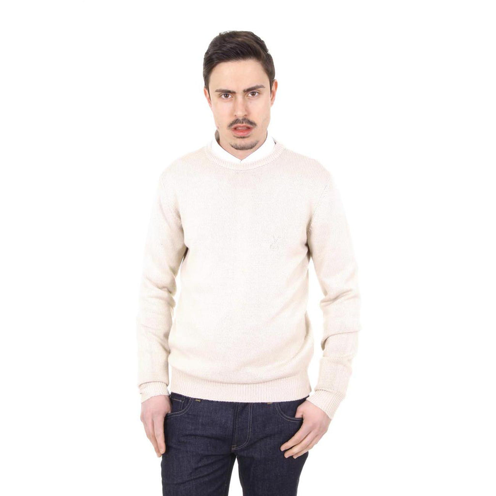 Maglione uomo girocollo V 1969 Italia 9802 GIROCOLLO SABBIA