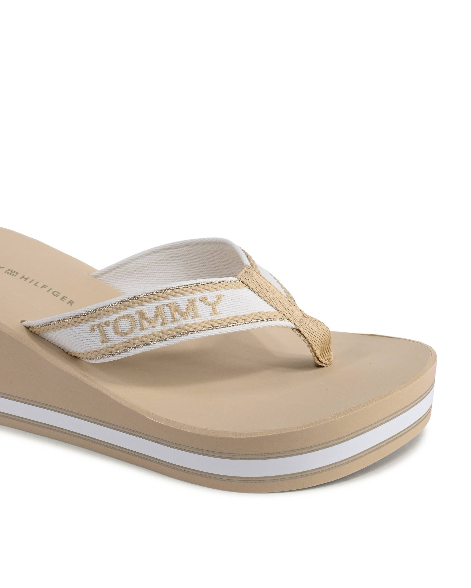 Tommy Hilfiger Infradito da donna beige FW0FW07903ACR