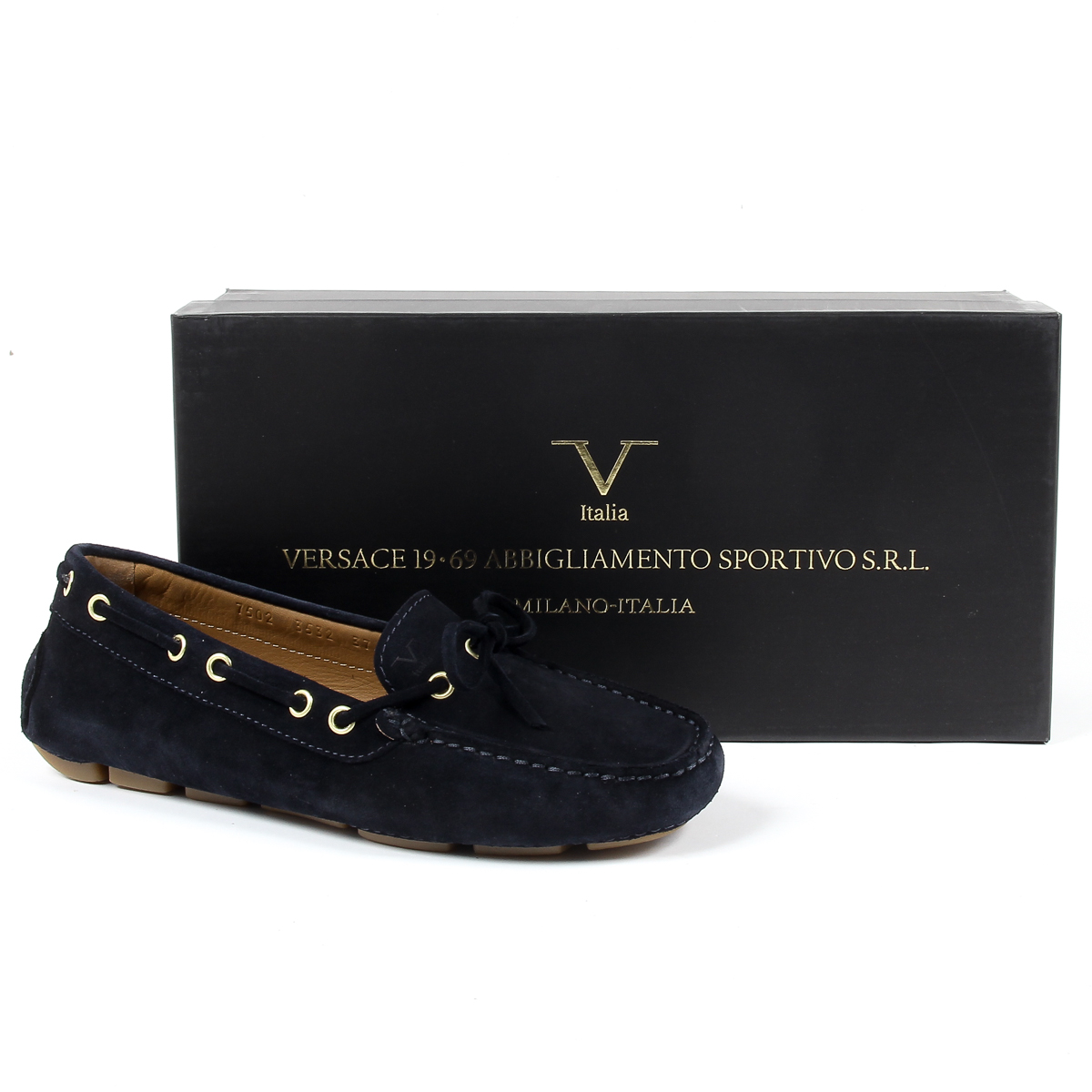 V 1969 Italia Mocassino da donna blu scuro PISA