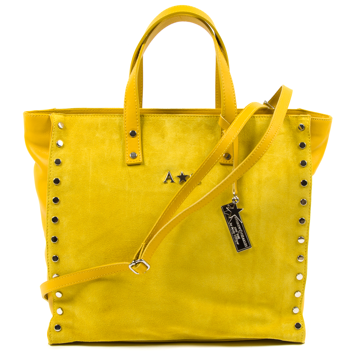 Borsa a mano da donna Andrew Charles gialla JENNER