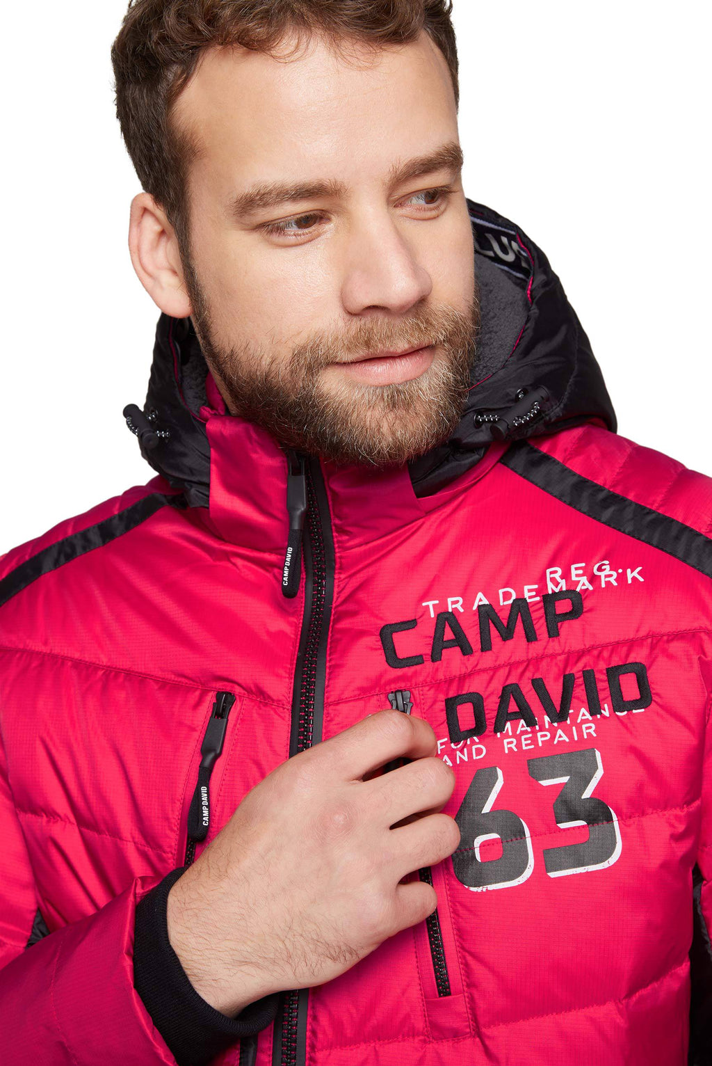 Giacca da uomo Camp David con cappuccio