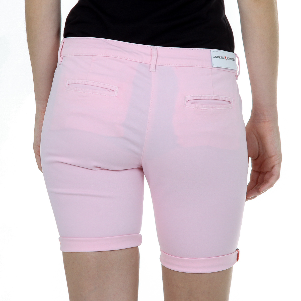 Andrew Charles Pantaloncini da donna rosa SAFIA