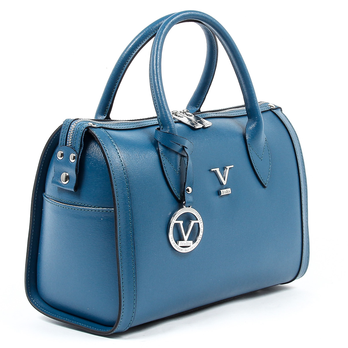 Borsa da donna V 1969 Italia V014-S PALMELLATO PETROLIO