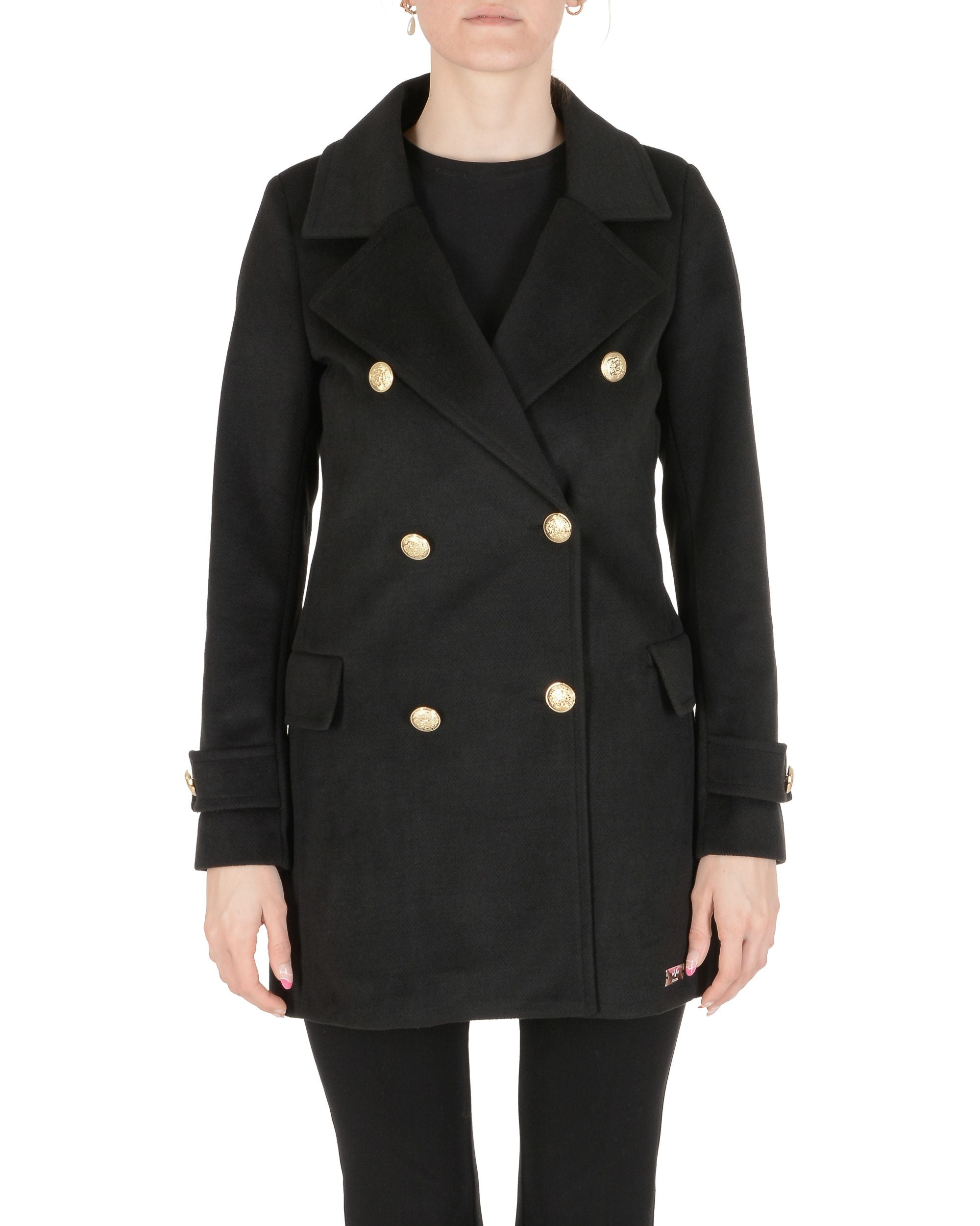 19V69 Italia Cappotto Donna Nero MORENA NERO