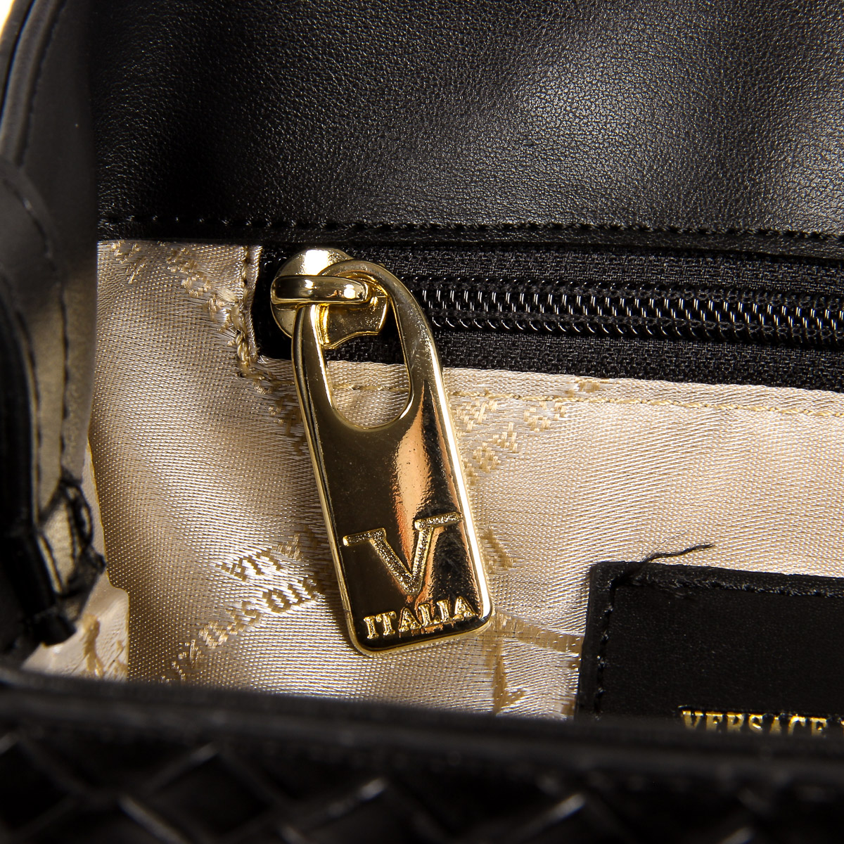 V 1969 Italia Zaino da donna nero STEFY