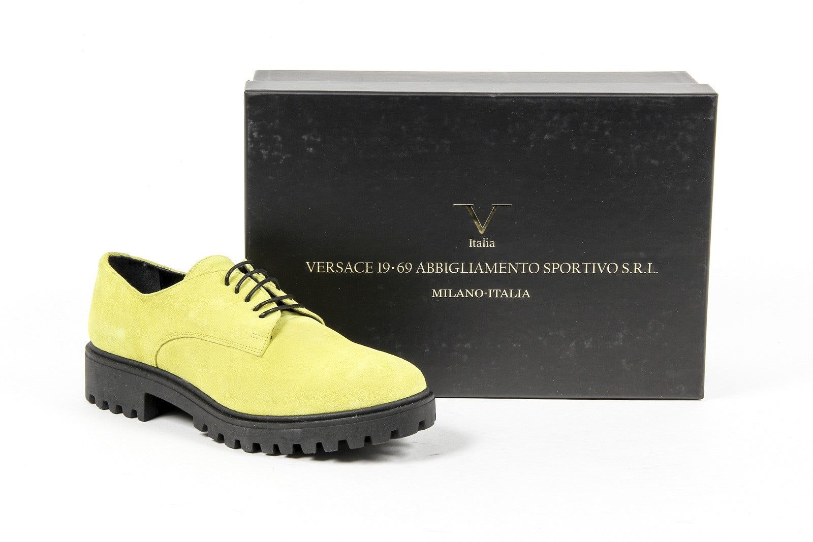 Scarpa stringata da donna V 1969 Italia C01 CAMOSCIO GIALLO