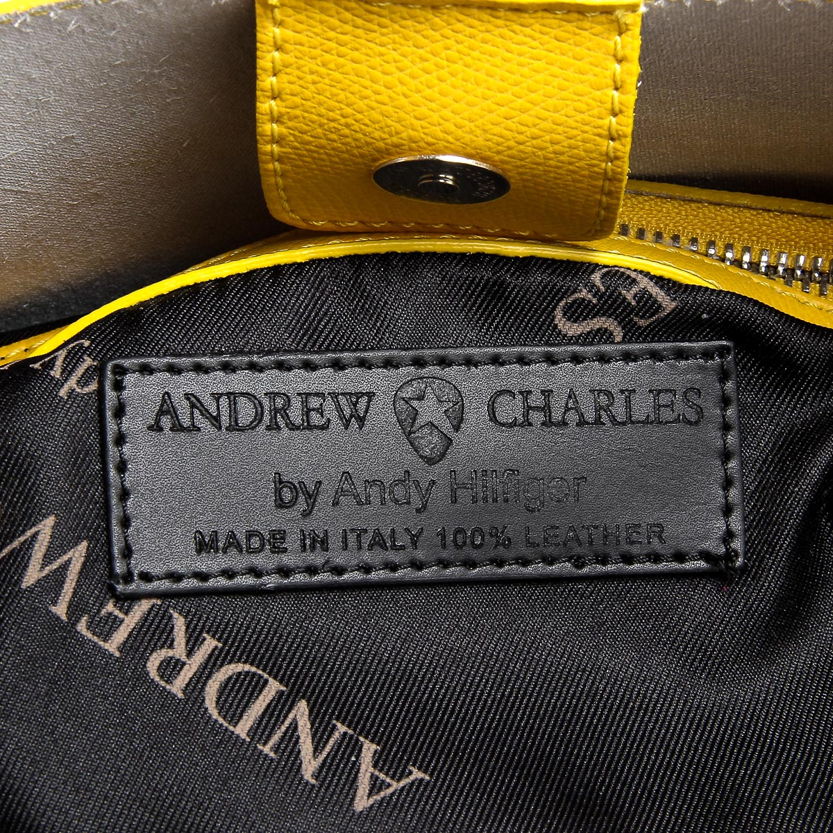 Borsa a mano da donna Andrew Charles gialla KYLA